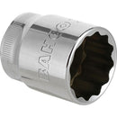 Dado poligonal 1/2x22 mm acero