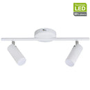 Barra Led Lanark 2 Luces Plastico Blanco