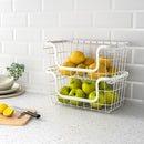 Canasto 30x14.5x16 cm 7 l Blanco