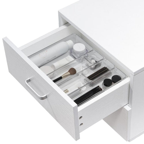Set 6 Organizadores 8.8x31.7x16.2 cm Transparente