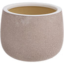 Macetero Ceuta De Ceramica 30X23 Cm Beige