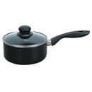 Bateria de cocina 7 Piezas Aluminio Antiadherente Negro
