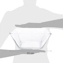 Ensaladera 22 cm transparente