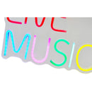 Letrero Led Neon Live Music