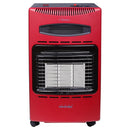 Estufa 15 Kg Hibrida Gas Gh-Hb62 Burdeo Rojo