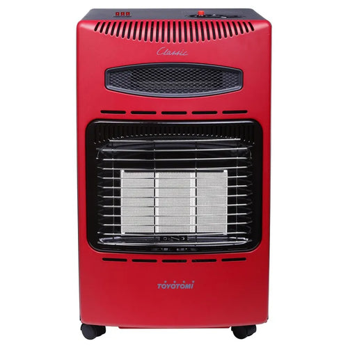 Estufa 15 Kg Hibrida Gas Gh-Hb62 Burdeo Rojo