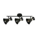 Foco Interior Direccional Savannah 3 Luces Metal Negro