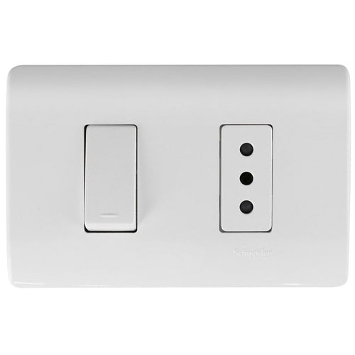 Enchufe 10A + Int 9/12 Gen Bco