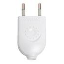 Enchufe Macho Volante 2P Blanco