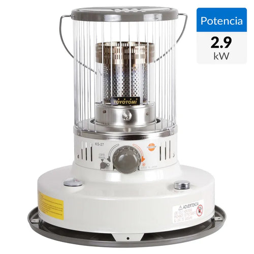 Estufa A Parafina Mecha 2,9 Kw Ks-27 Blanco