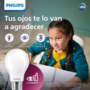 Ampolleta led 10.5 W E27 900 lm Luz Calida.