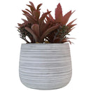 Planta Artificial Suculenta 19 cm Gris/Rojo