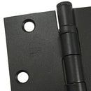 Bisagra 3½x3½ acero negro colonial blister