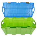 Baul Organizador 45x40x94 cm 100 l Verde/ celeste
