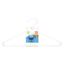 Set de 5 colgadores para ropa plastico blanco
