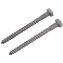 Tornillo Tirafondo Madera 3-1/2 1/4 2 unidad(es).