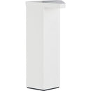 Pata cuadrada abs blanco 40x150 mm