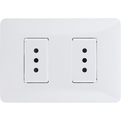 Enchufe Doble 10A Matix Bco