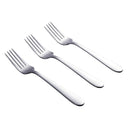 Set de 3 Tenedores Cena Inoxidable Plateado