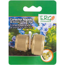 Conector Para Manguera 3/4 Pulg De Bronce Sin Stop