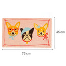 Limpiapies Perritos 45X75 Cm Multicolor