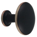 Pack 2 pomos clasic laton negro