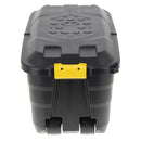 Caja Con Asa 40X42X77 Cm 75 L Negro Y Amarillo