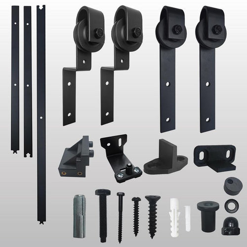 Kit Riel Granero By Pass Para Puerta Corredera