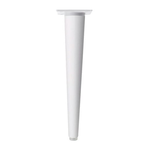 Pata Conica madera 300mm blanca