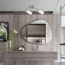Foco Interior Direccional Denver 2 Luces Acero Inoxidable