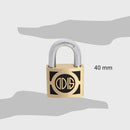 Candado 40 mm Bronce con Llaves