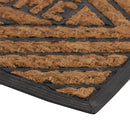 Limpiapies Welcome 60X40 Cm Caucho Cafe/Negro