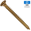 Tornillo Tirafondo Madera 2 9 mm 144 unidad(es)