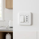 Interruptor simple 9/12 16 A blanco