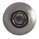 Perno cabeza boton acero inoxidable c/tuerca M4 x 16 mm 2 unid