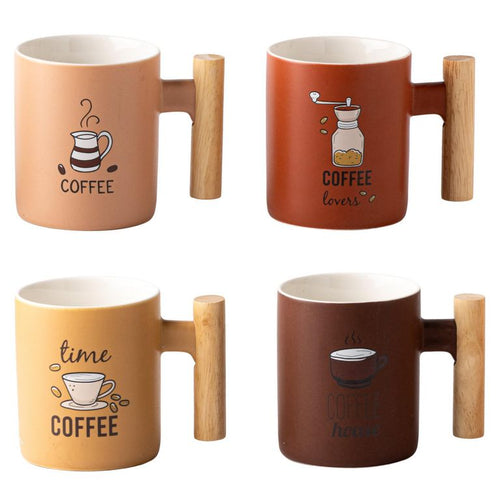 Mug/Tazon 330 Ml Ceramica Coffee Colores Surtidos