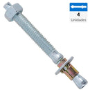 Perno Anclaje 1/4 Pulg X 3 1/4 Pulg 4 Unidades