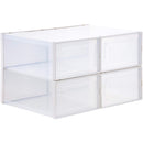 Set 4 cajas organizador de zapatos