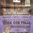 Comida para Perro. Snack perro stick con pollo 100 gr