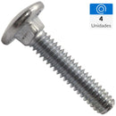 Perno Coche 1/4 Pulg X 1 1/2 Pulg 4 Unidades