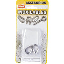 Guardacabo Para Cable 1/82 Acero Inoxidable 316 2 Unidades