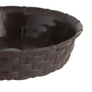 Plato Redondo Macetero Ratan 18 Cm Jardin Hogar