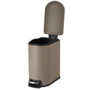 Papelero 5 Litros Metal Gris Mate