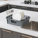 Secaplatos Plastico 34X43X12,6 Cm Gris