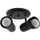 Barra Led R63 2 Luces Metal Negro.
