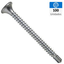 Tornillo Autoperforante Yeso-Carton 2 Pulg 6 Mm 100 U.