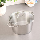 Olla de Acero inoxidable 24 cm 5.2 l Gris Olla