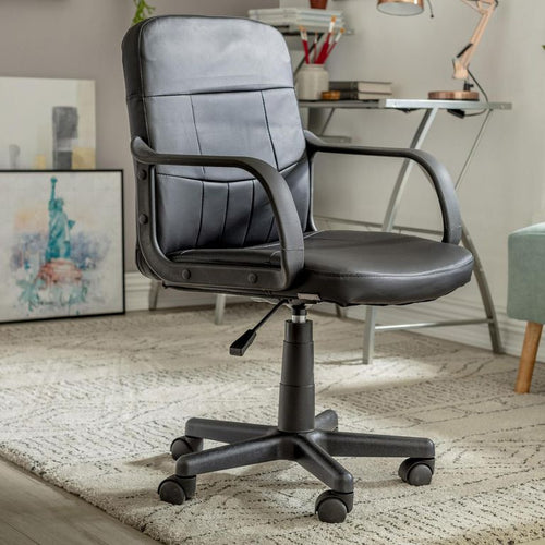 Silla Escritorio Ejecutiva Hl-6104B Negro