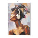 Canvas Mujer Musica2 40X60