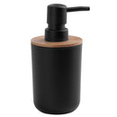 Set 4 Piezas Negro Plastico/Bambu